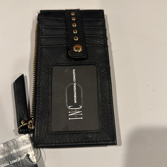 INC International Concepts Black Studded Women's Wallet - Picture 2 of 4